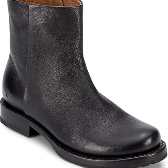 Frye Veronica Black Leather Boots - Picture 3 of 9